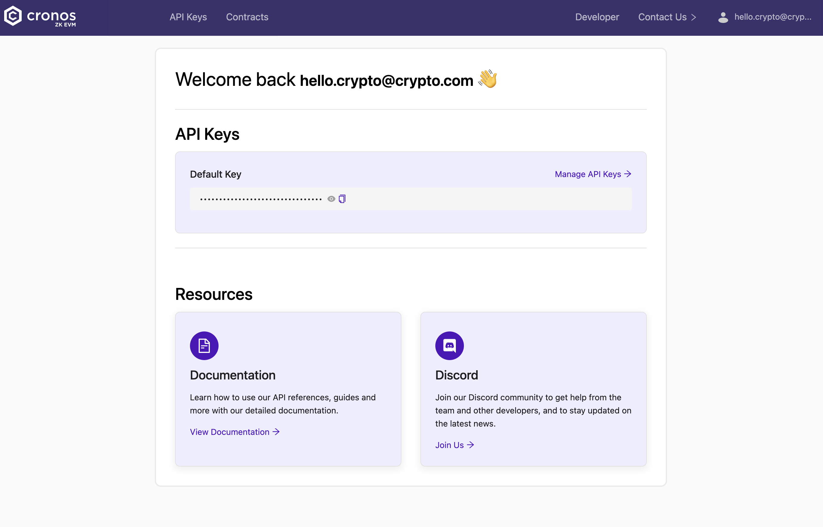Mainnet | Cronos zkEVM API